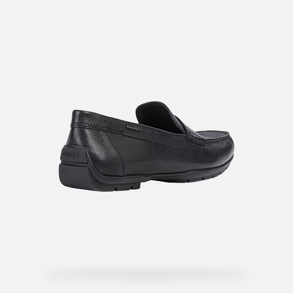 Mocassins Geox Homem Pretas - Moner 2Fit - CDJAS6482